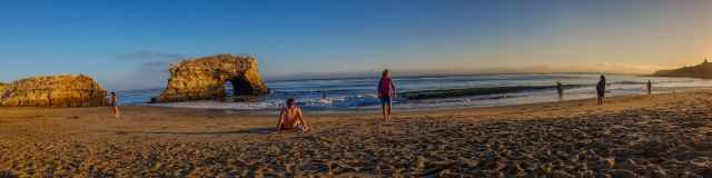 Pano Natural Bridges State Beach