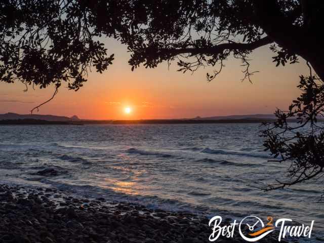 Sunset in Noosa.