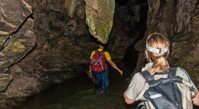 Hiking into Cumaca Cave