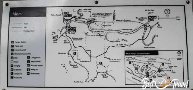 Detailed Map of Rialto-Second-Third Beach