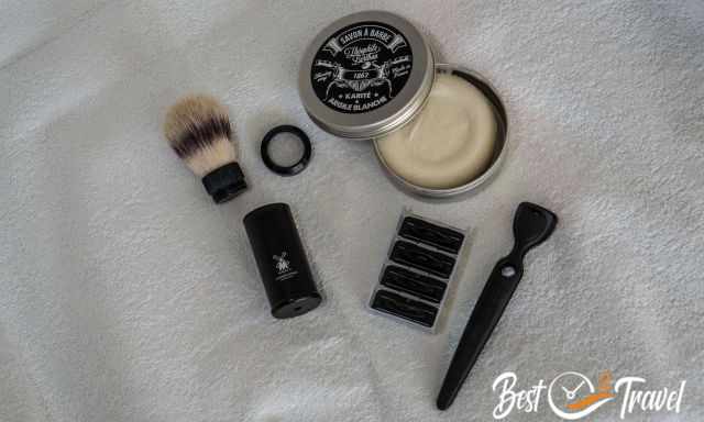 All shaving items