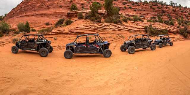 UTV's in the dry wash