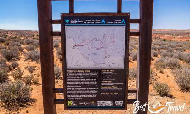 Information Board about Peekaboo and Spooky Hike