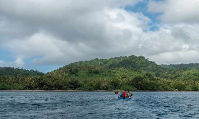 Epi Island view from the boat