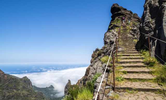 The Stairway to Heaven between Pico Arieiro and Pico Ruivo