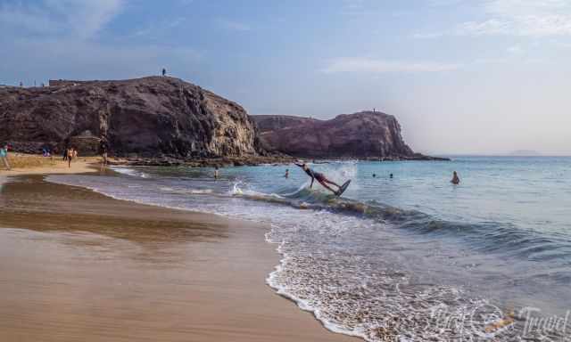 Surfer at Playa del Pozo