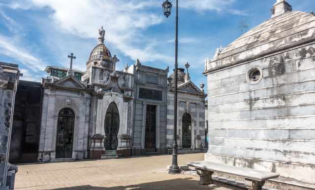 Recoleta more to the end with a bench.