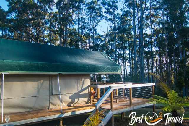 Our Safari Tent in the Port Arthur Holiday Park