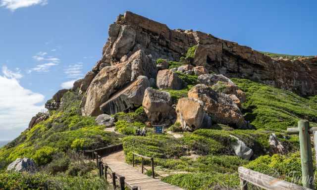 The boardwalk in Robberg to Witsand and The Island Beach