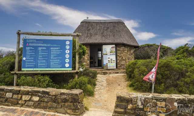 The information hut at the entrance