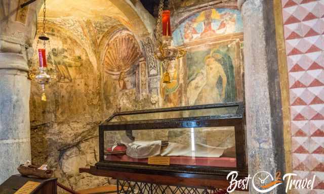 The tiny chapel of the Blessed Alberto