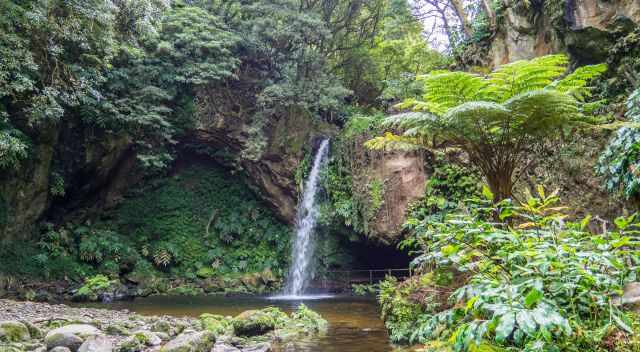 A hidden waterfall in the north