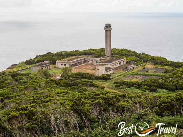 The ruins of the former lighthouse of Rosais