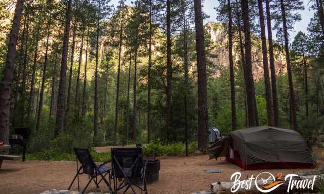 Pine Flat Campground close to Sedona