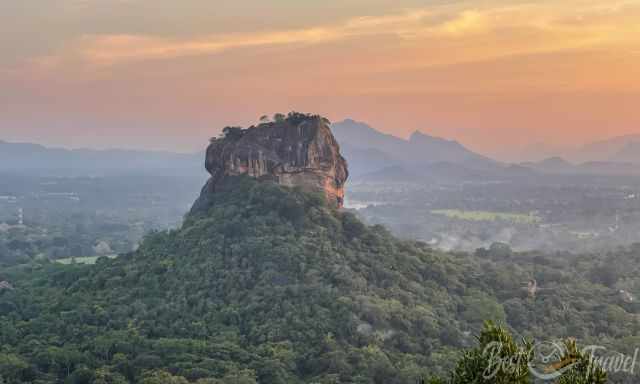 Sigiriya Rock view from Pidurangala