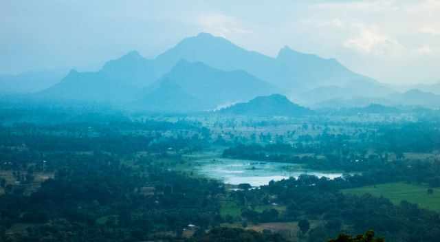 View from the top of Sigiriya - Lions Rock