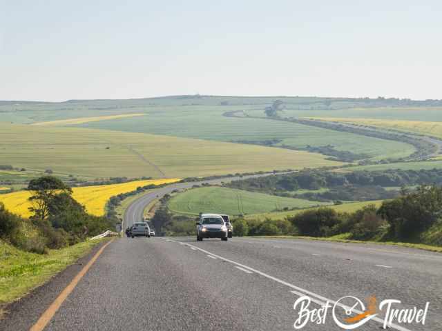 The busy N2 close to Swellendam