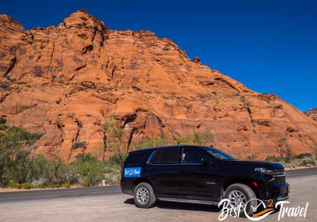 Snow Canyon our SUV