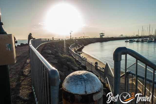 The old St. Kilda Pier before the closure