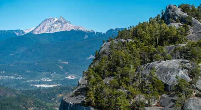 On the second Stawamus Peak