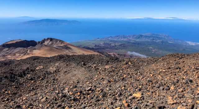 View from Teide to Pico Viejo