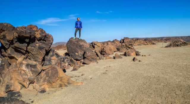 The Mars like landscape at Teide