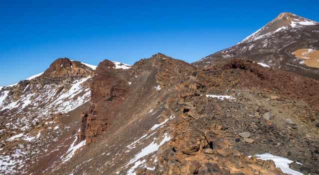 Pico Viejo crater and Teide