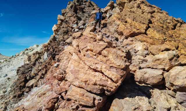 Teide crater rim