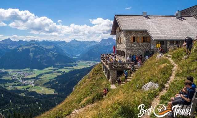 Bad Kissinger Hütte busy at weekends
