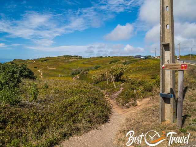 Ursa Beach Trail and hiking sign