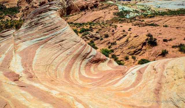 The Wave formation at Valley of Fire