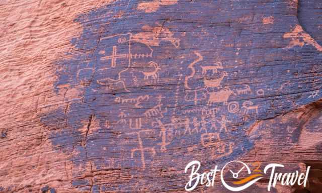 Petroglyphs at Mouse's Tank