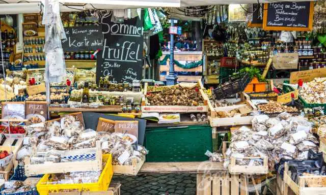 The mushroom stall