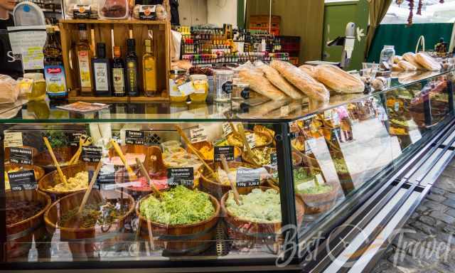 Greek Style spreads at Viktualienmarkt