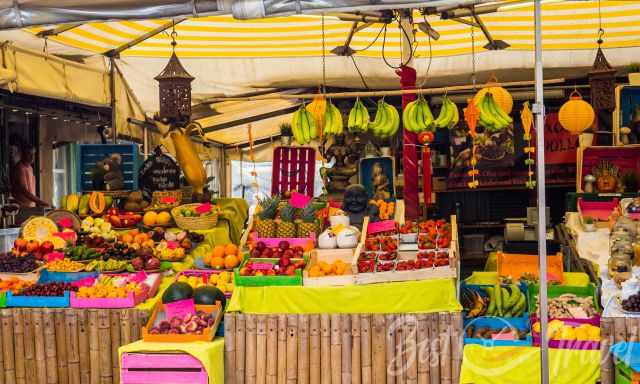 Exotic Fruits on the Victuals Market