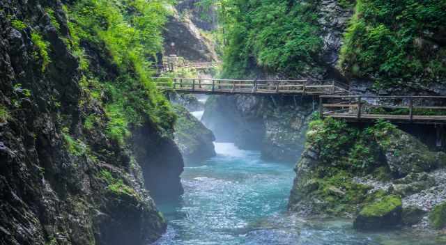 Vintgar Gorge close to Bled