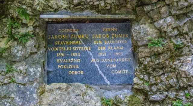 Commemorative Plaque for Jakob Zumer