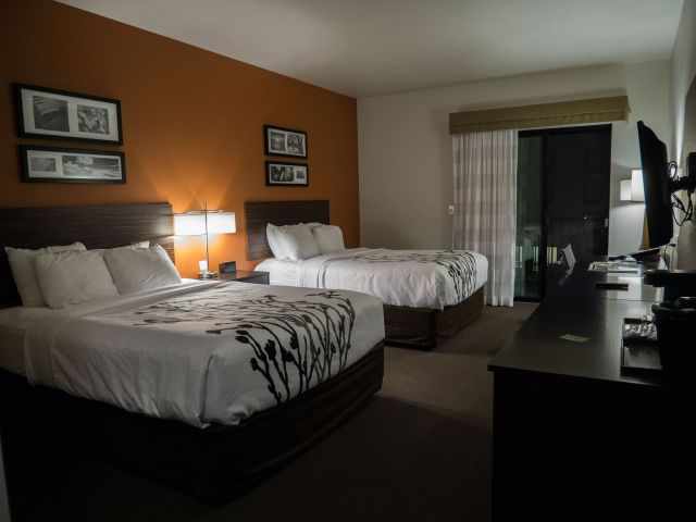 Spacious Hotel Room with two double beds