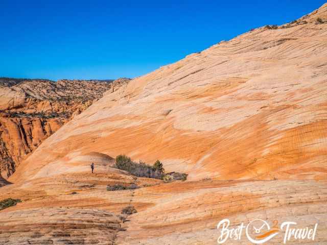 The vast Candy Cliffs to the west