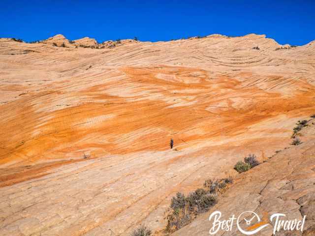 The vast Candy Cliffs to the east