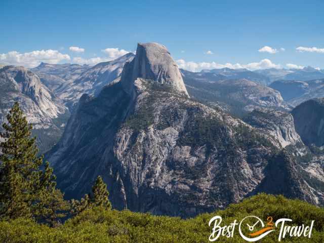 Half Dome in the Yosemite Valley