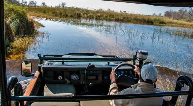 Jeep Tour in the Okavango in the wet season