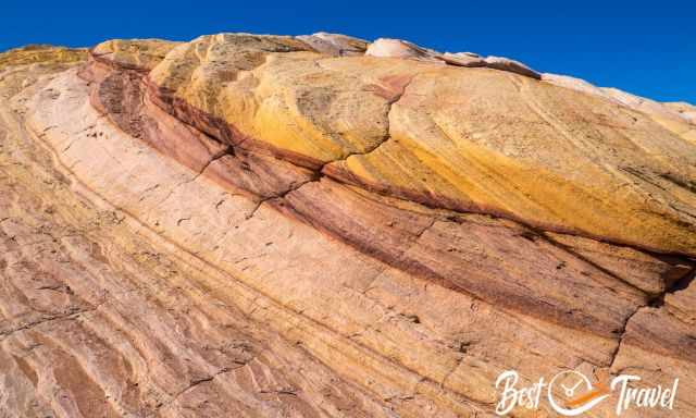 A huge rock formation like the Wave